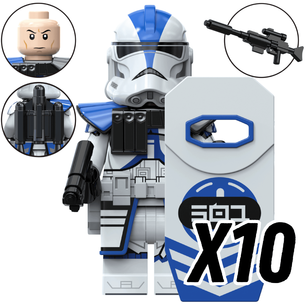 Space War Theme 100pcs BX-Series Droid Commando Block Figures Bundle