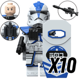 Space War Theme 100pcs BX-Series Droid Commando Block Figures Bundle