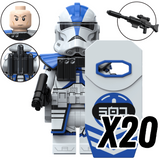 Space War Theme 100pcs BX-Series Droid Commando Block Figures Bundle