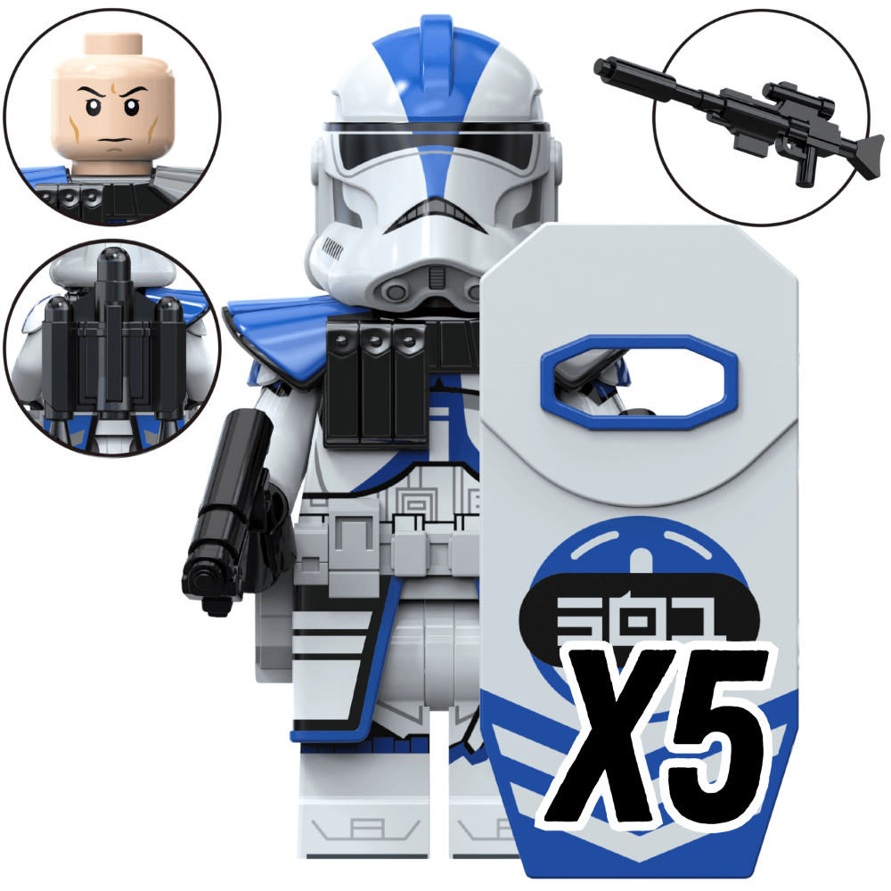 Space War Theme 100pcs BX-Series Droid Commando Block Figures Bundle