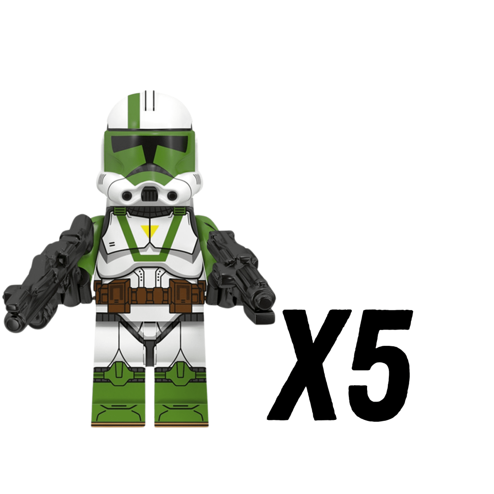 Space War Theme Doom’s Unit Phase 2 Clone Troopers Block Figures Set