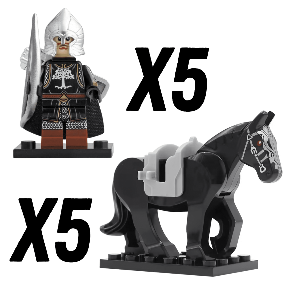 Lord the Rings Gondor Riders Block Figures Set 22pcs