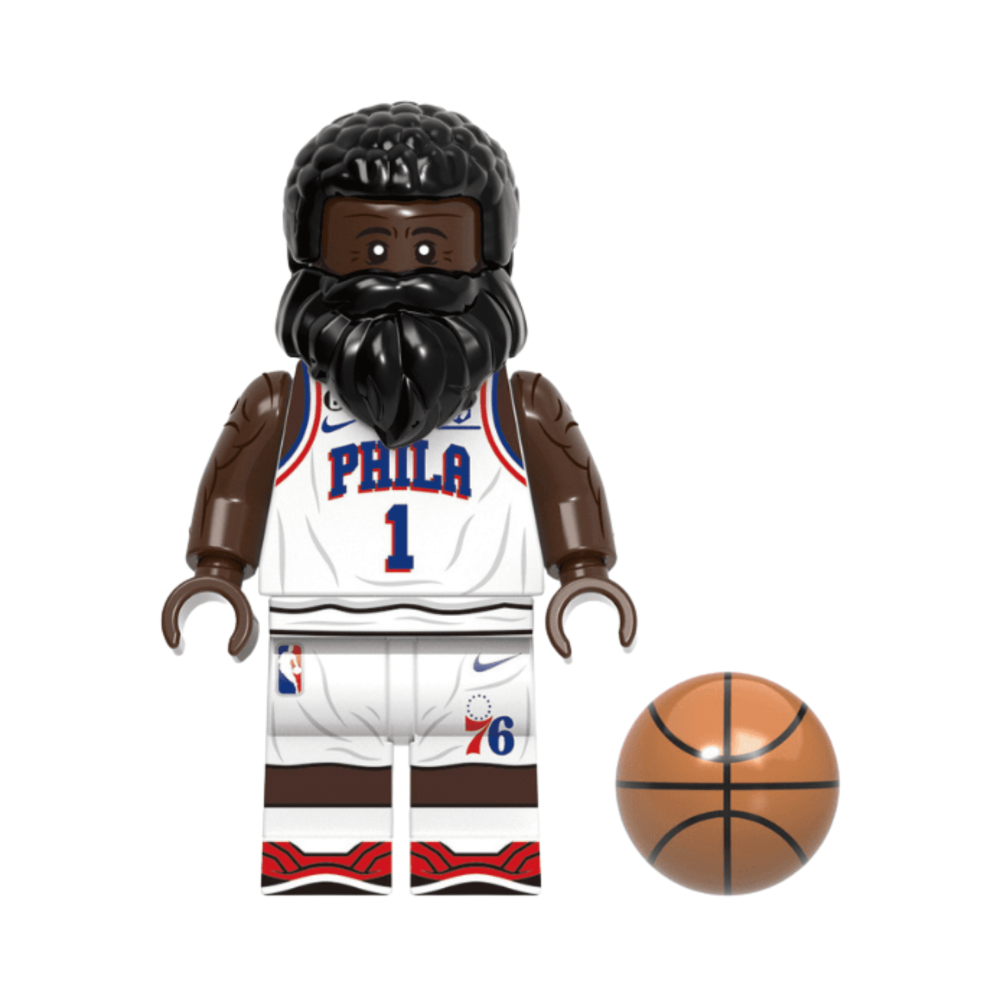 NBA Basketball Block Figures Set of 8pcs with Basketball Accessory