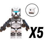 Space War Theme 104th Wolfpack Commandos Block Figures Set of 10pcs
