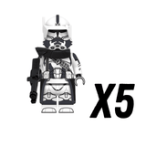 Space War Theme 104th Heavy Wolfpack Clone Trooper Block Figures Set of 10pcs