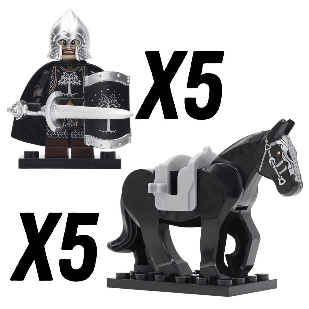 Lord the Rings Gondor Riders Block Figures Set 22pcs