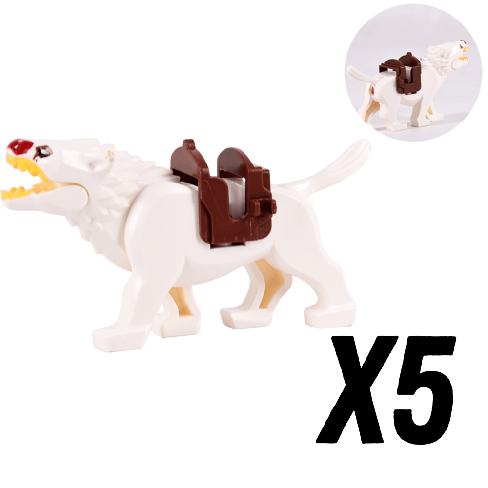 Lord the Rings Wargs, Boars and War Goat Mounts for Block Figures