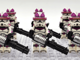 Space War Theme 21st Nova Corps Galactic Marines Heavy Gunners Block Figures Set