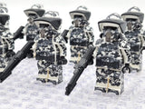 Space War Theme Jungle Camo ARF Clone Trooper Block Figures Set