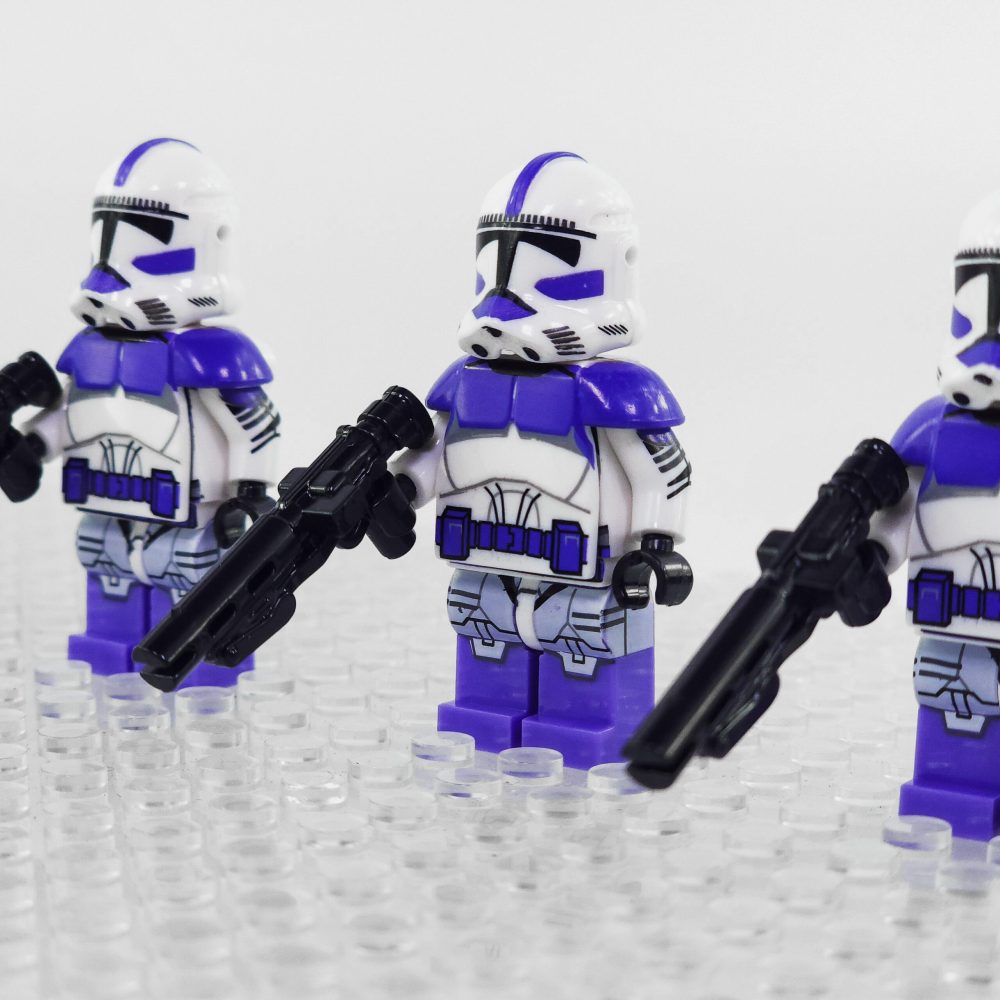 Space War Theme 187th Legion Clone Trooper Block Figures Set of 5pcs