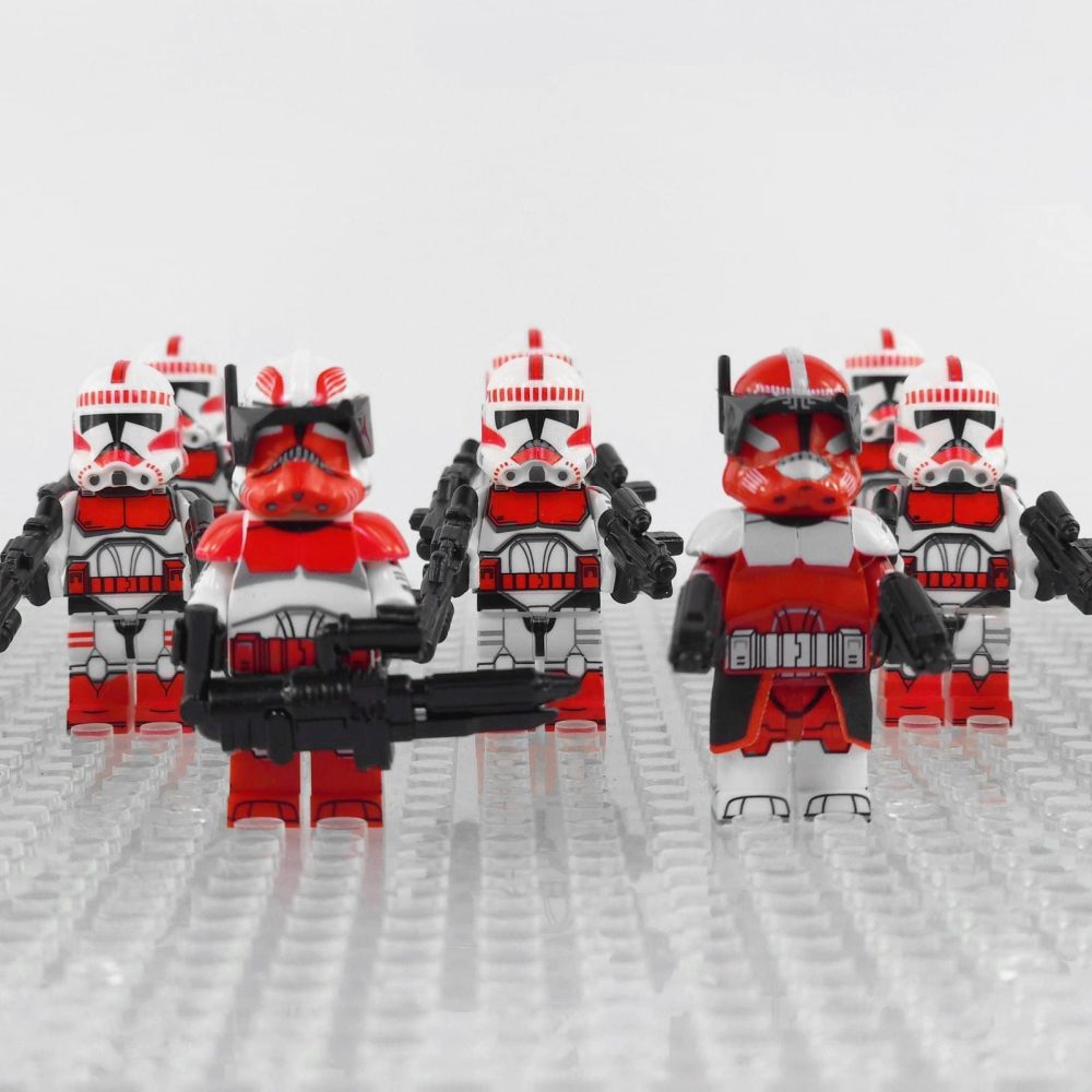 Space War Theme Coruscant Guard Fox Thorn Clone Troopers Block Figures Set