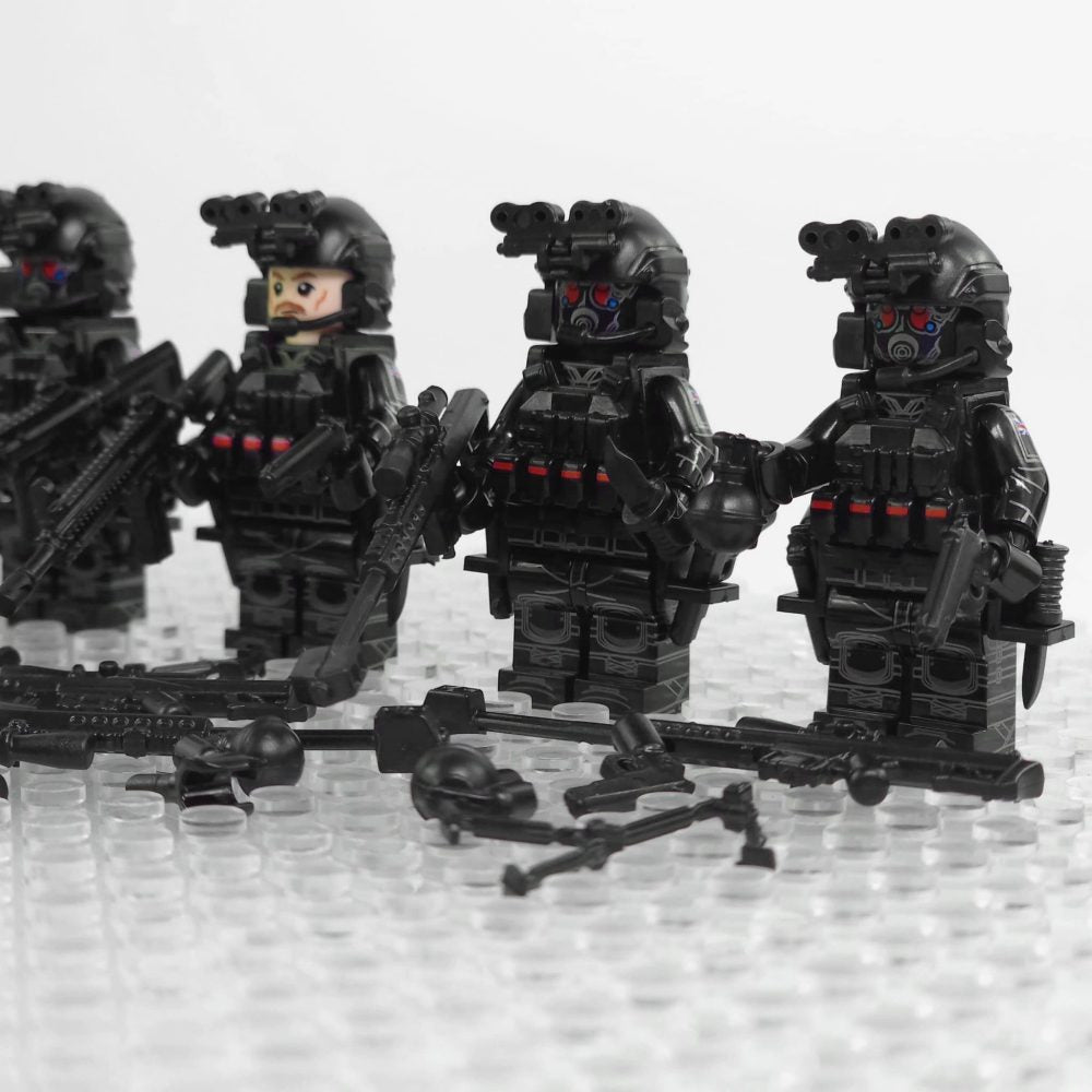 United Kingdom (SAS) Special Air Service Regiment Block Figures Set