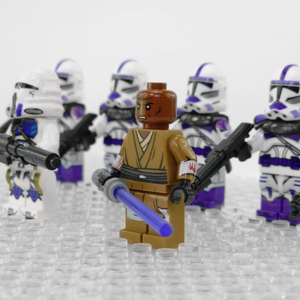Space War Theme 187th Legion Clone Trooper Block Figures Set of 7pcs