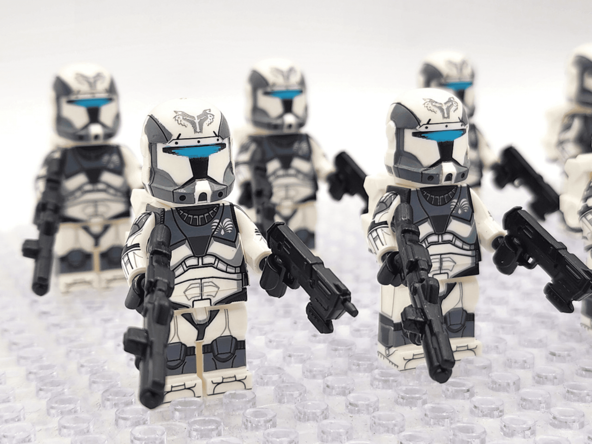 Space War Theme 104th Wolfpack Commandos Block Figures Set of 10pcs
