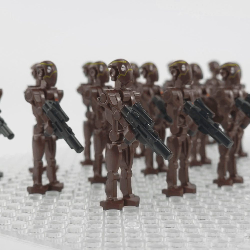 Space War Theme Commando Droid Army Block Figures Set