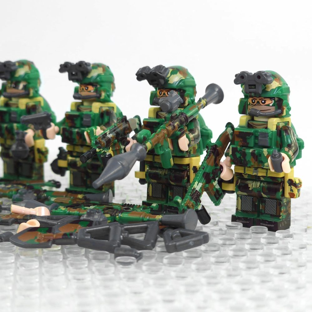 The Kommando Spezialkrafte German Special Forces Block Figures Set