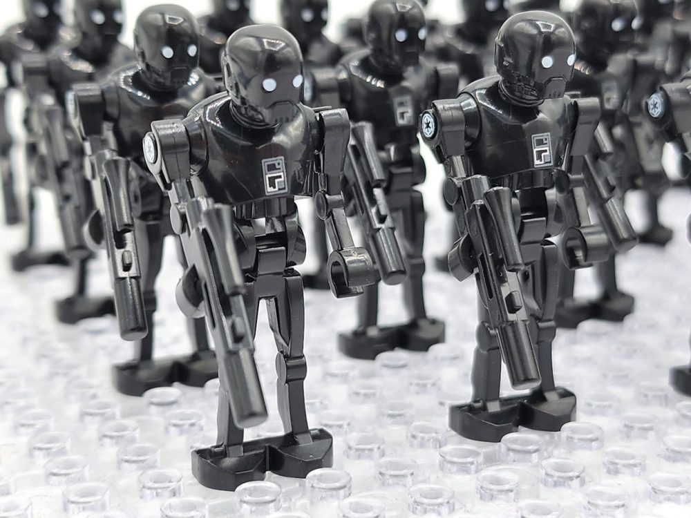 Space War Theme KX-Series Security Droids Block Figures Set
