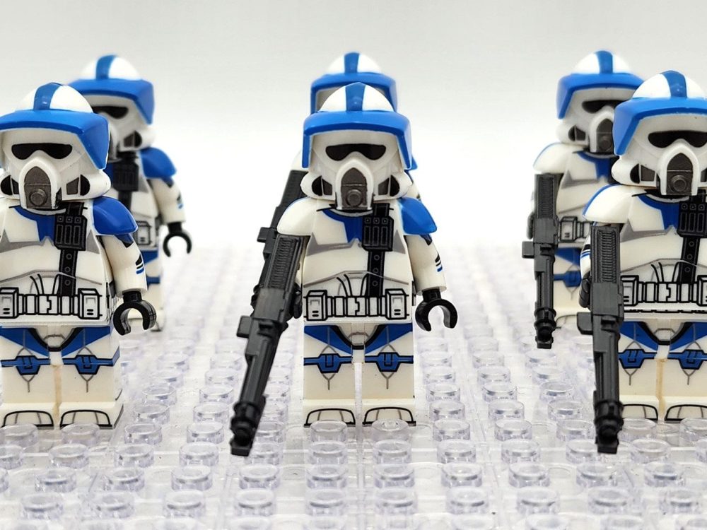Space War Theme 501st Legion ARF Clone Trooper Block Figures Set