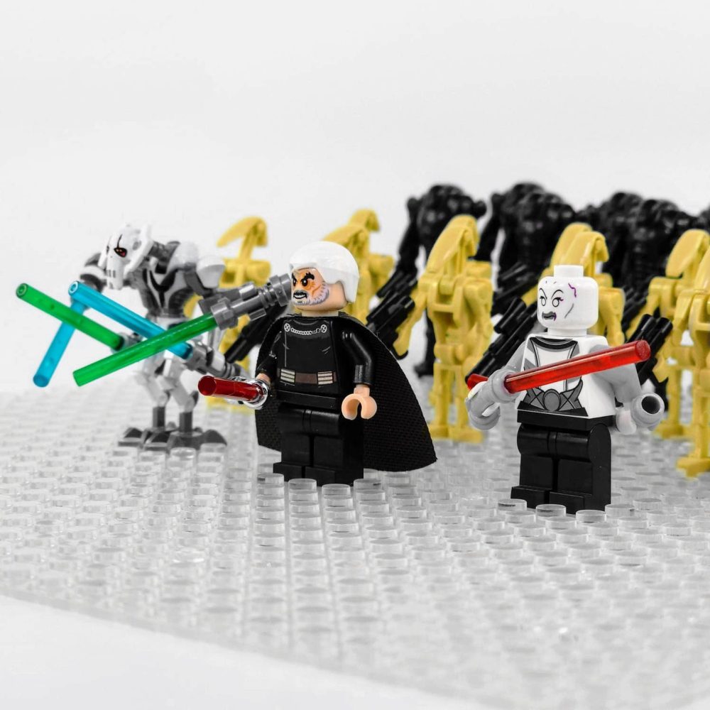 Space War Theme Separatist Battle Droid Count Dooku General Grievous Ventress Block Figures Set