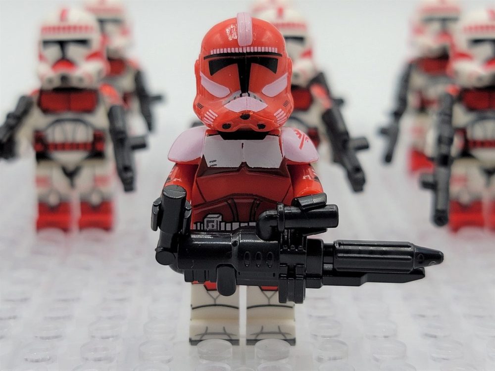 Space War Theme Coruscant Guard With Thorn and Commander Fox Block Figures Set