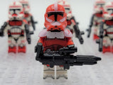 Space War Theme Coruscant Guard With Thorn and Commander Fox Block Figures Set