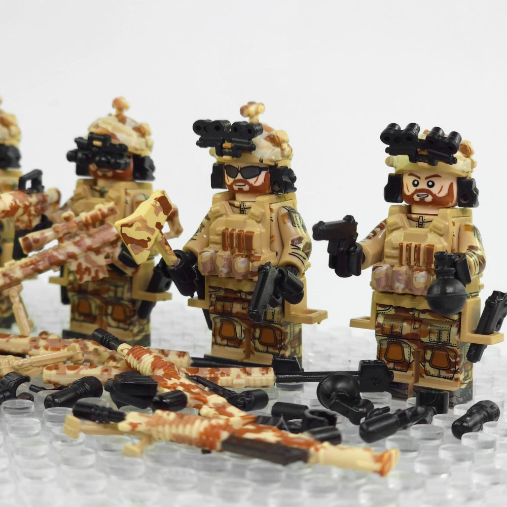US Army Delta Forces Block Figures Set