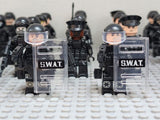 Swat Team Special Forces Riot Shields Block Figures Set of 24pcs With Assortment of