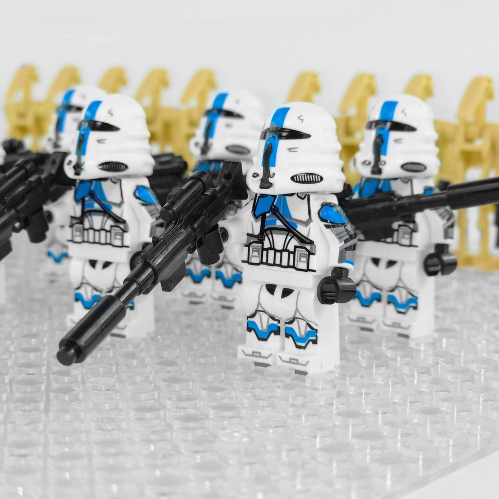 Space War Theme 501st Airborne Clone Troopers Block Figures Set of 10pcs