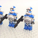 Space War Theme 501st Armoured Jetpack Clone Troopers Block Figures Set of 5pcs