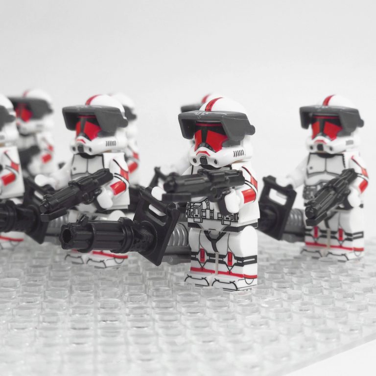 Space War Theme Coruscant Guard Riot Control Unit Block Figures Set