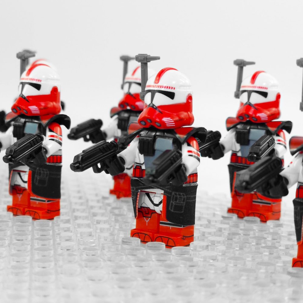 Space War Theme Coruscant Guard Arc Clone Trooper Block Figures Set