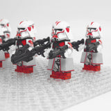 Space War Theme Coruscant Guard Heavy Trooper Block Figures Set