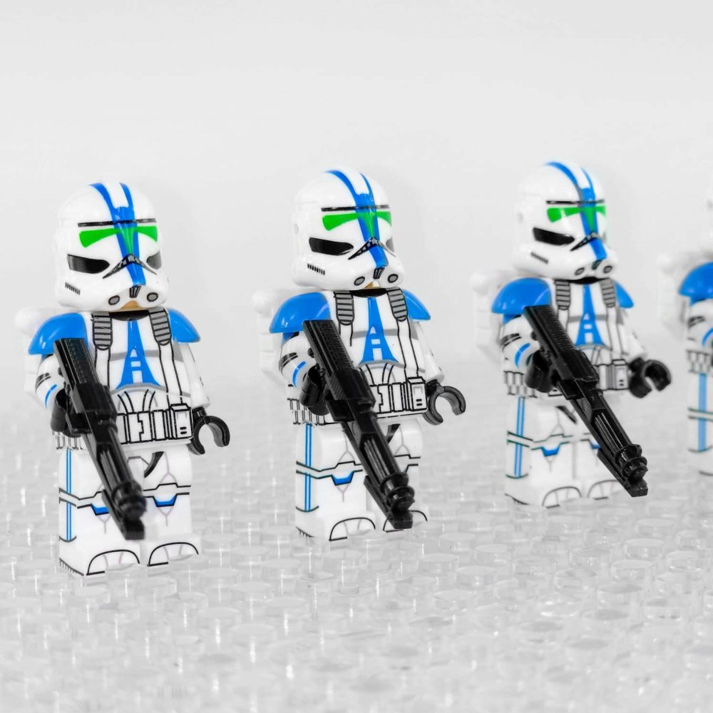 Space War Theme 501st Jetpack Clone Troopers Block Figures Set of 5pcs