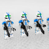 Space War Theme 501st Jetpack Clone Troopers Block Figures Set of 5pcs
