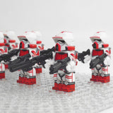 Space War Theme Coruscant Guard ARF Trooper Block Figures Set
