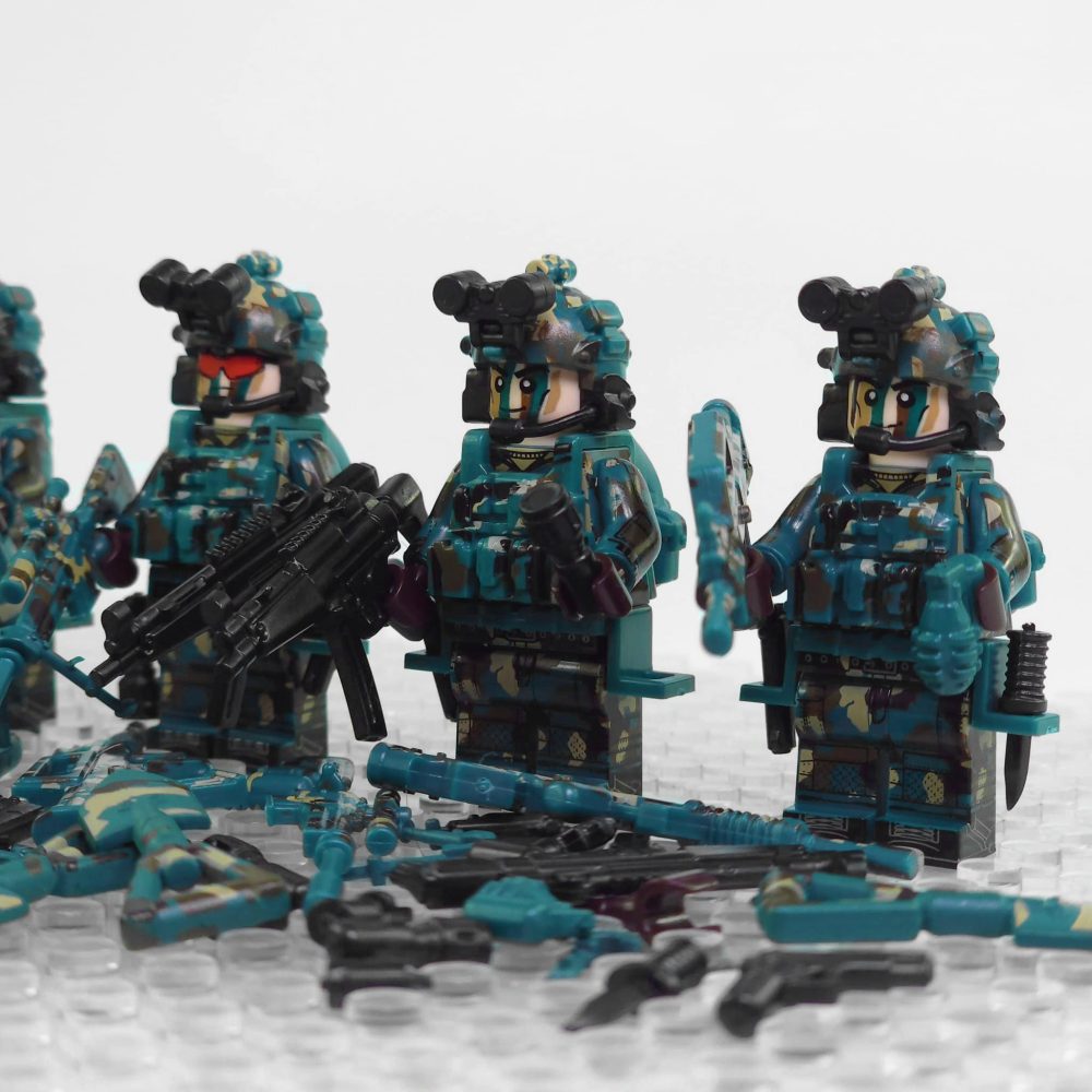 Chinese Snow Leopard Commando Unit Block Figures Set