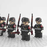 WWII German Honor Guard Soldiers Block Figures Set