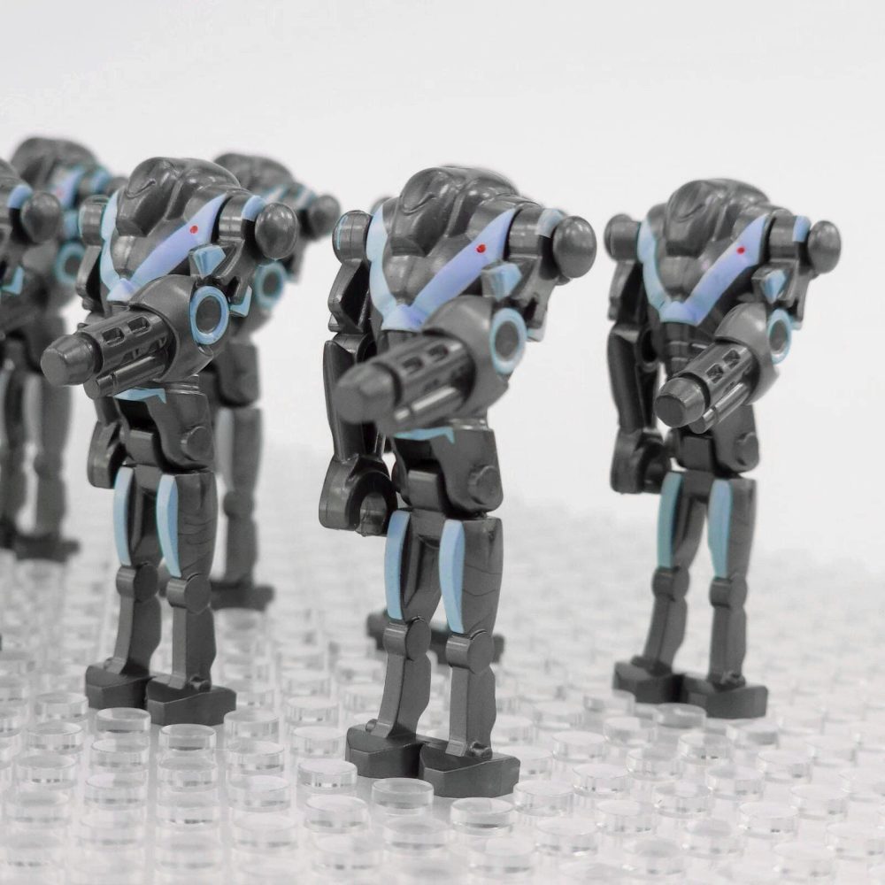 Space War Theme B2-RP Super Battle Droid with Cannon Arm Block Figures Set