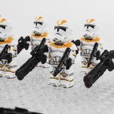 Space War Theme 212th Battalion Clone Troopers Block Figures Set of 10pcs