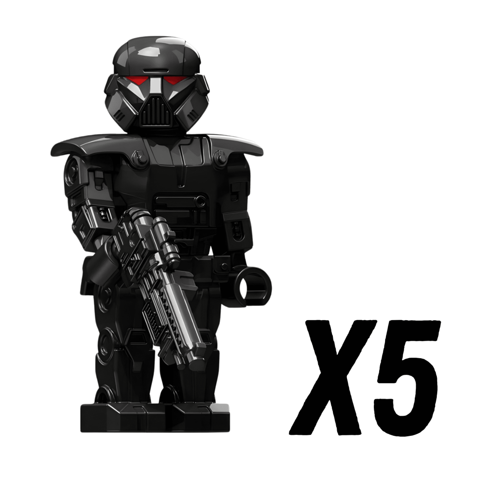 Space War Theme Phase 3 Dark Troopers Block Figures Set Style 1