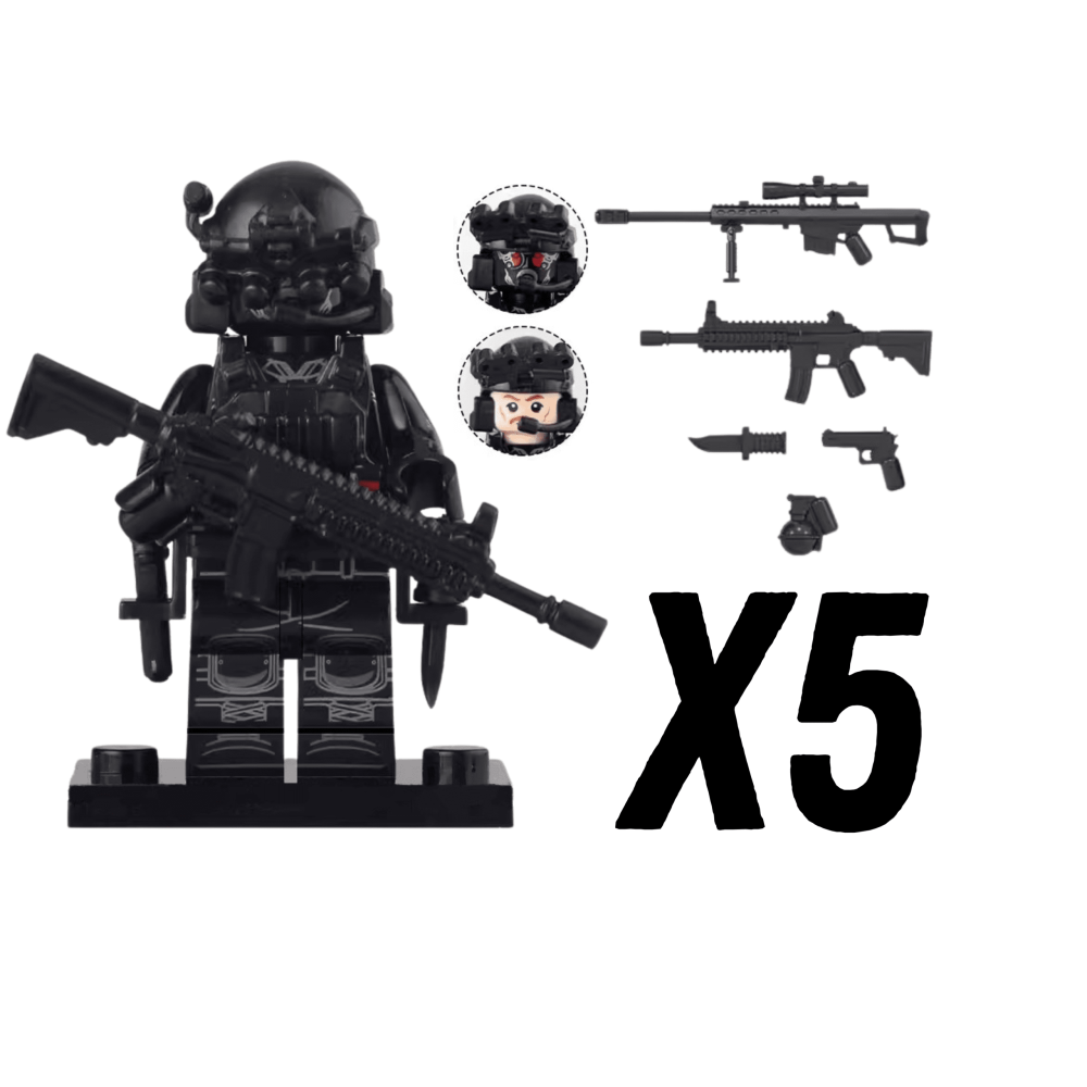 United Kingdom (SAS) Special Air Service Regiment Block Figures Set