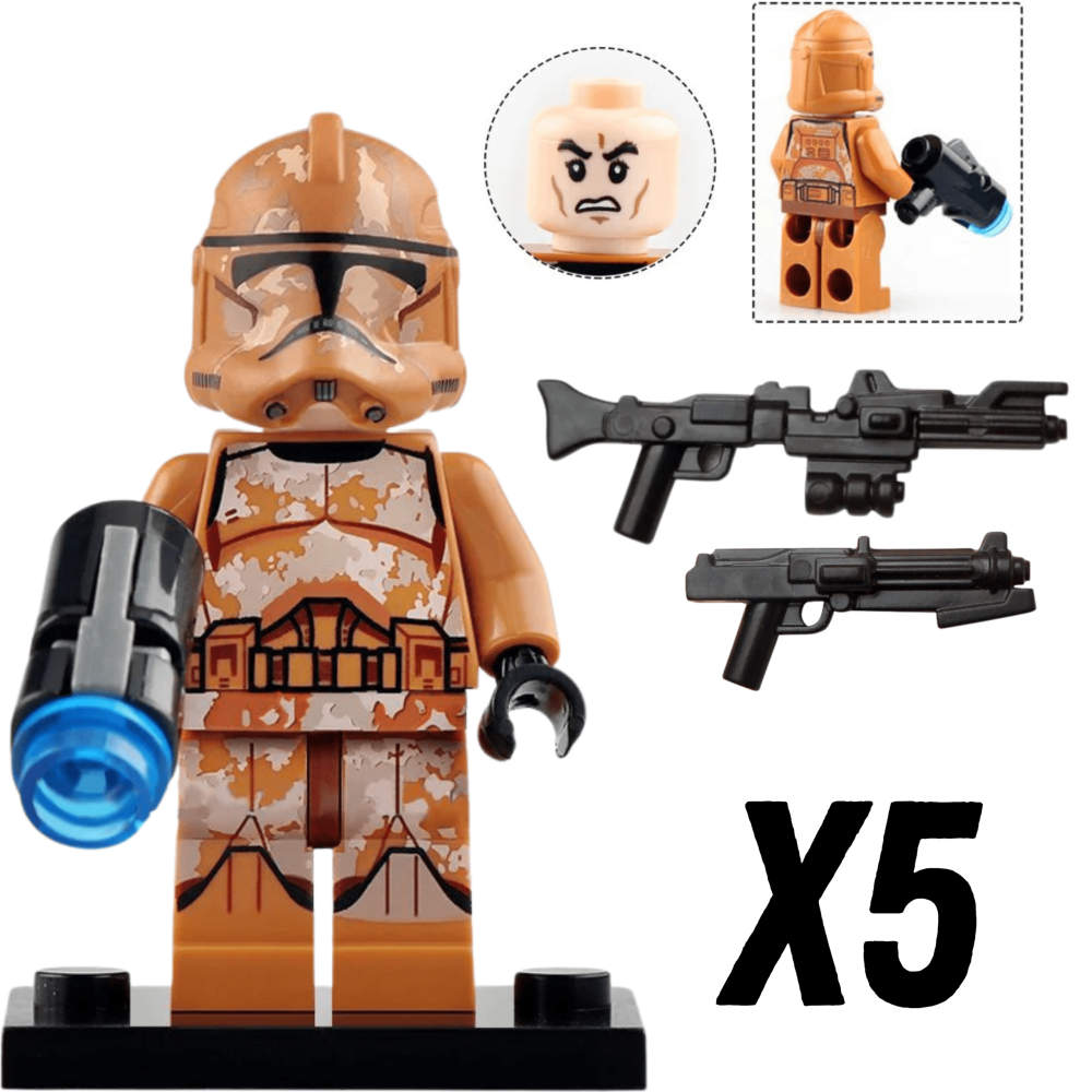 Space War Theme Geonosis Clone Troopers Block Figures Set of 10pcs