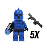 Space War Theme Senate Commandos Block Figures Set of 10pcs