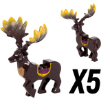 Lord the Rings Elven Elks Mounts for Block Figures