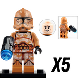 Space War Theme Geonosis Clone Troopers Block Figures Set of 10pcs
