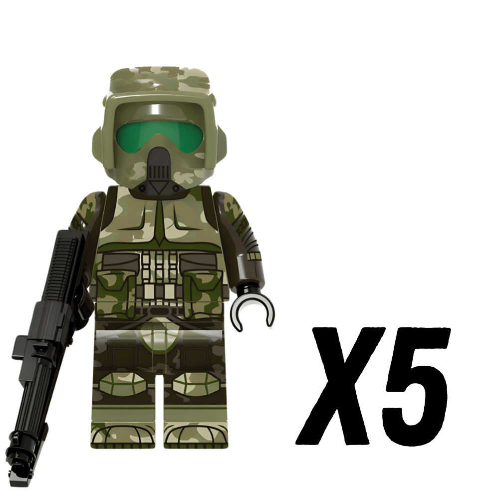 10pcs Kashyyyk Scout Troopers of the 41st Scout Battalion Block Figures Toys