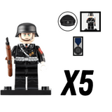 WWII German Honor Guard Soldiers Block Figures Set