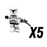 Space War Theme Phase 1 Clone Troopers Block Figures Set of 10pcs