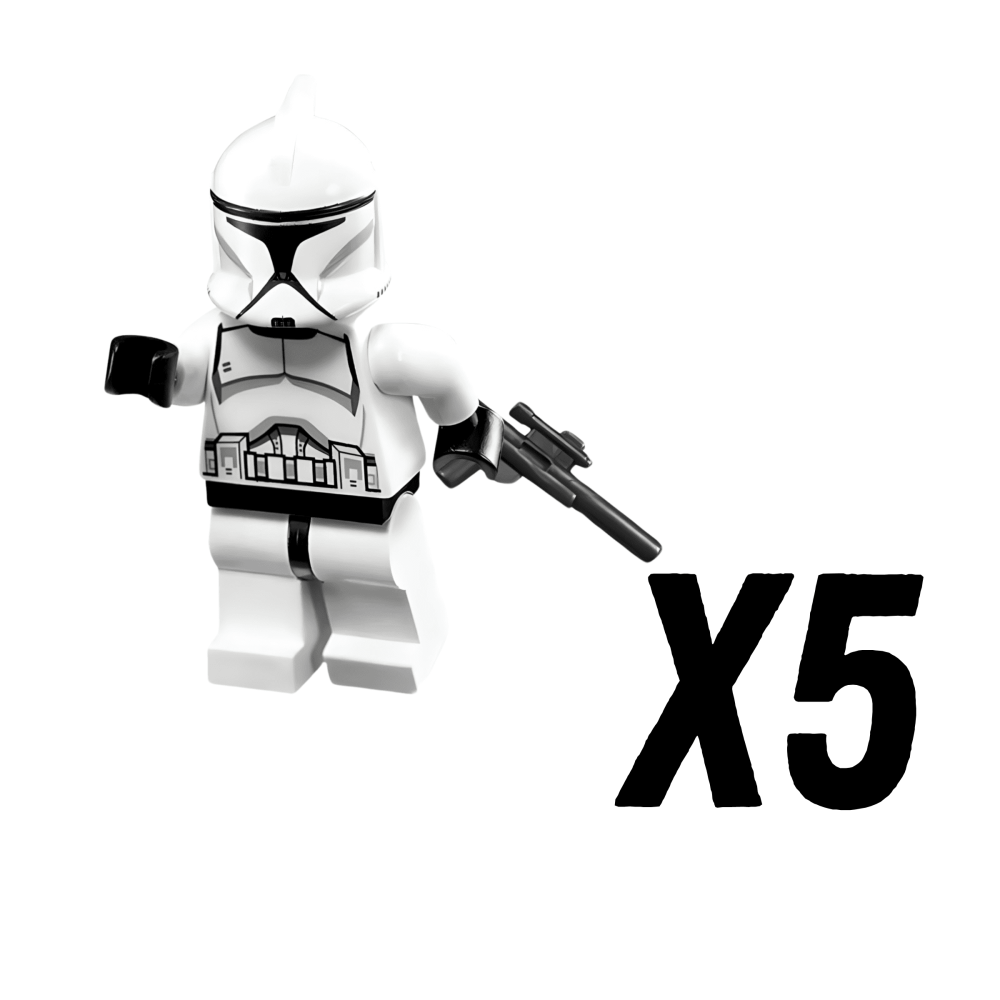 Space War Theme Phase 1 Clone Troopers Block Figures Set of 10pcs