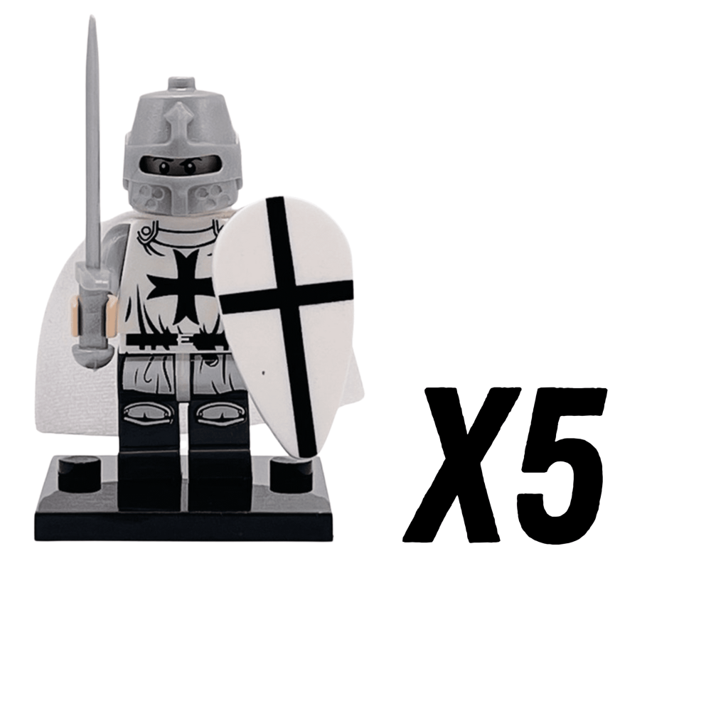 Crusader Knight Block Figures Set of 10pcs
